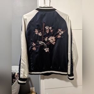 Reversible Satin Embroidered Jacket